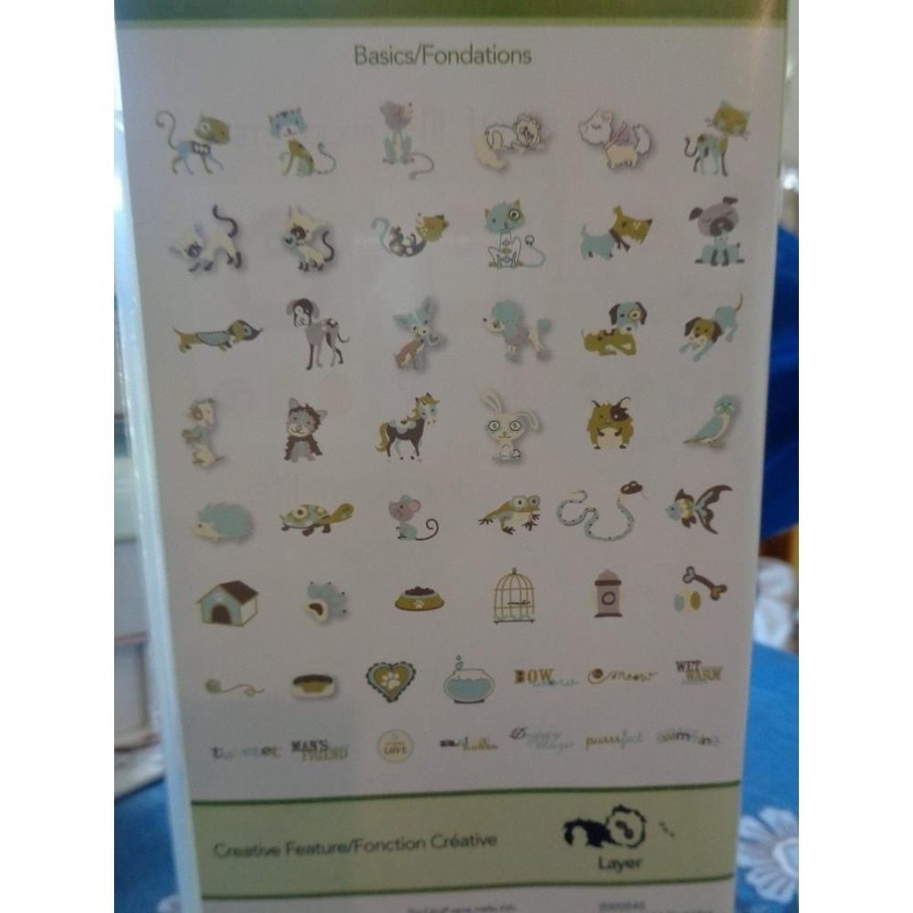 Cricut Die Cut Cartridge Lite FOUR LEGGED FRIENDS Scrapbooking - Picture 2 of 2